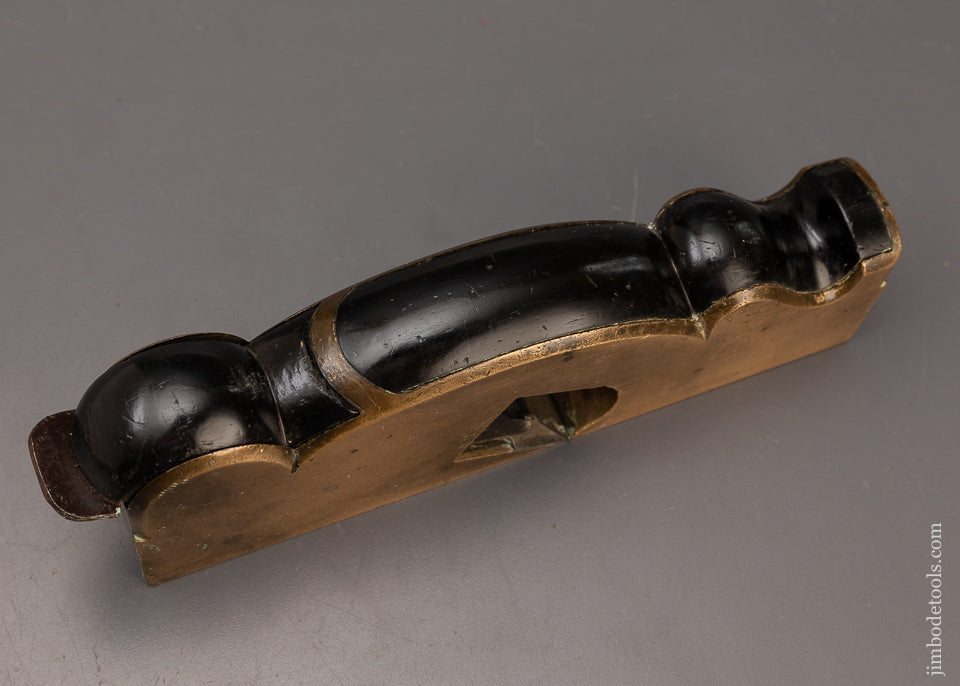 Drop Dead Stunning Gunmetal & Ebony Infill Shoulder Plane - EXCELSIOR 111201