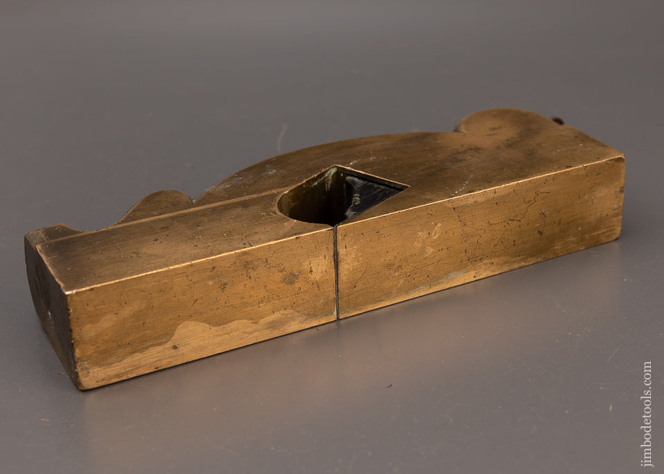 Drop Dead Stunning Gunmetal & Ebony Infill Shoulder Plane - EXCELSIOR 111201