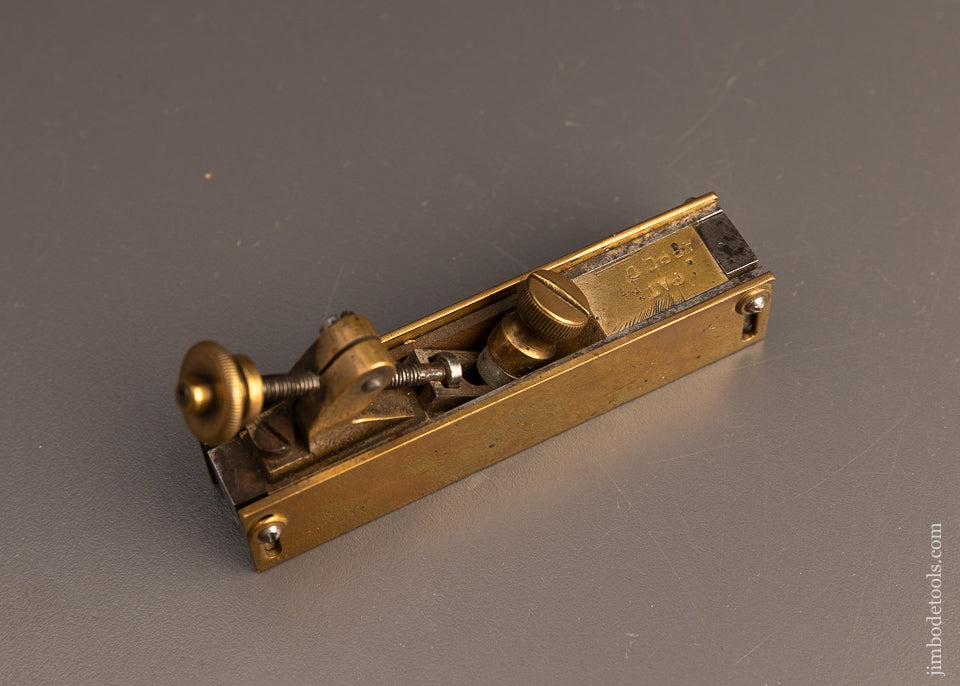 Tiny Brass Patented Plane Precision Adjustable - EXCELSIOR 111209