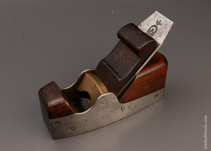 Very Rare SPIERS Screw Sided & Bridged Dovetailed Rosewood Infill Smooth Plane - EXCELSIOR 111315
