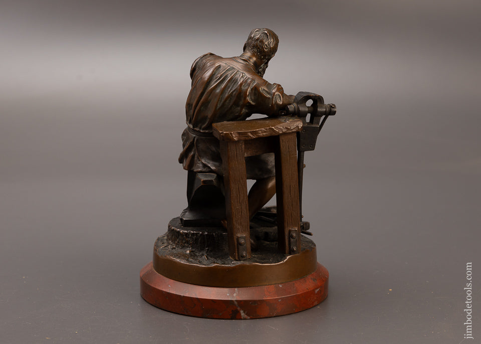 Stunning DATED & SIGNED Bronze of Blacksmith by HANS GURADZE (1861-1922) - EXCELSIOR 111368