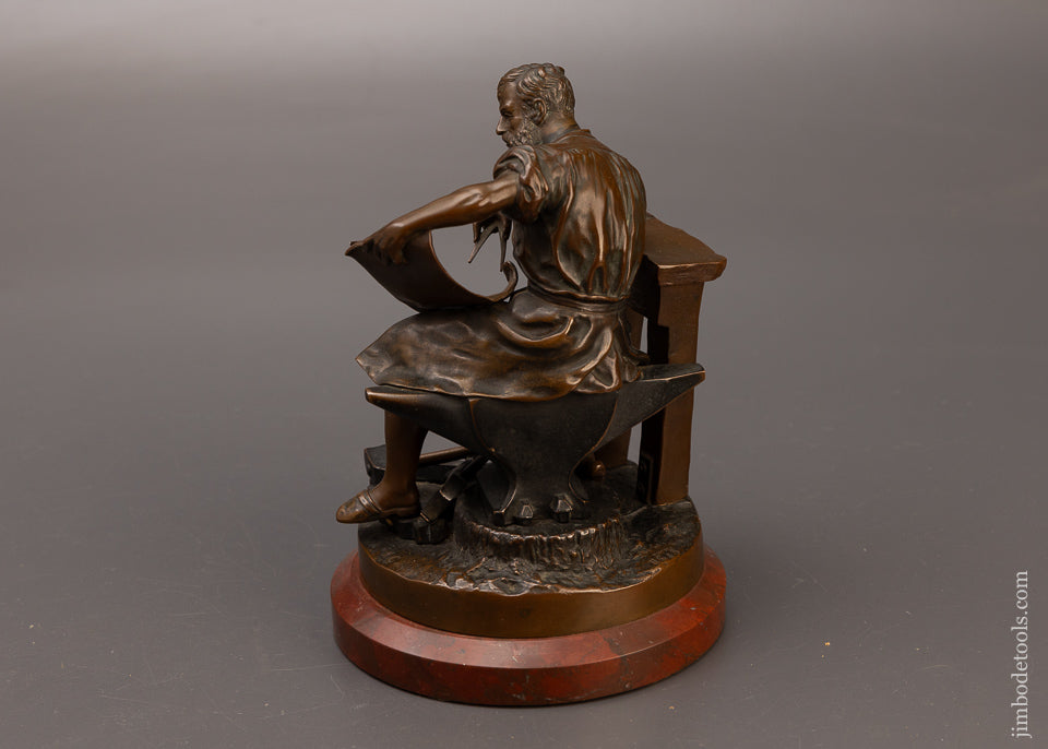 Stunning DATED & SIGNED Bronze of Blacksmith by HANS GURADZE (1861-1922) - EXCELSIOR 111368