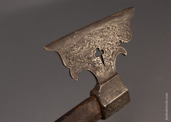 Beautiful Engraved Battle Axe - EXCELSIOR 111678 - AS OF MAY 25