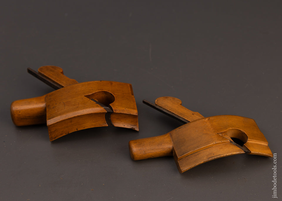Astonishing Pair of Curved Moulding Planes by PRESTON - EXCELSIOR 111826