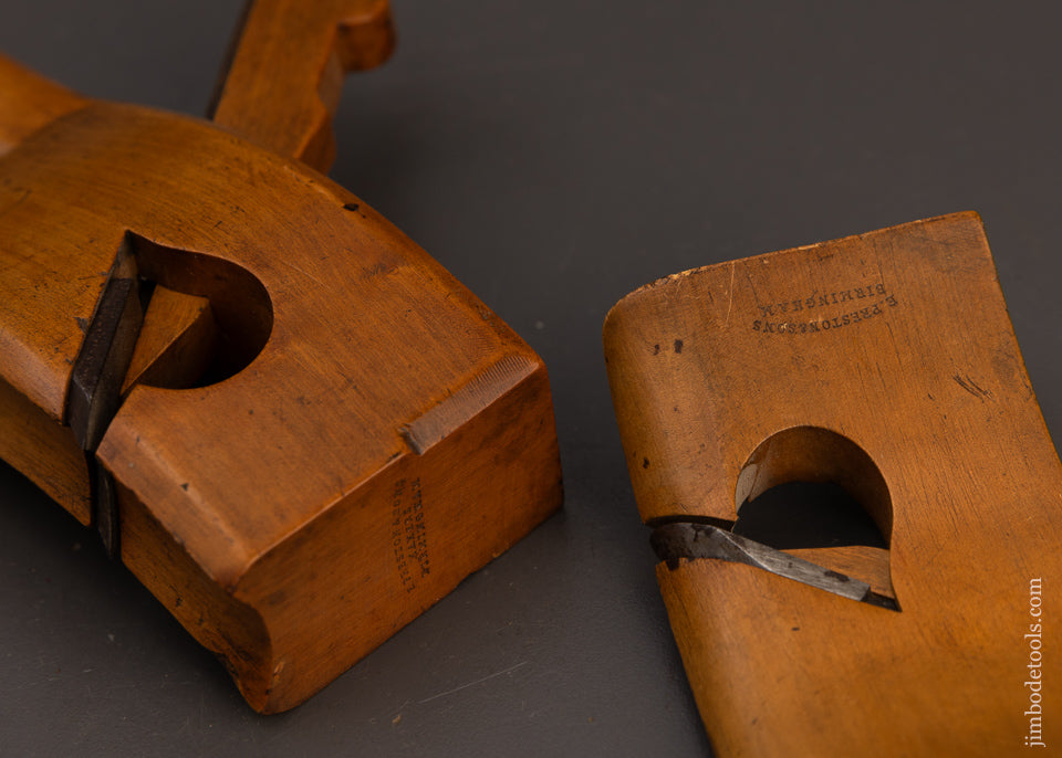 Astonishing Pair of Curved Moulding Planes by PRESTON - EXCELSIOR 111826