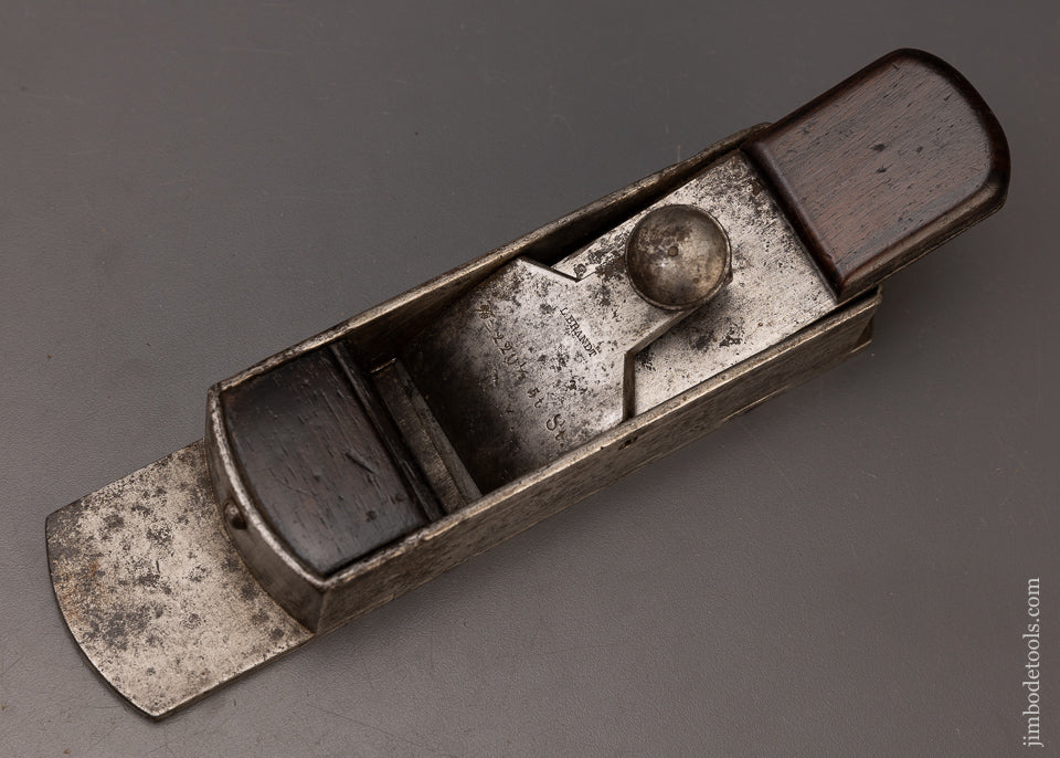 Fine N.Y.C. Rosewood Infill Miter Plane by L. BRANDT Signed - EXCELSIOR 112082