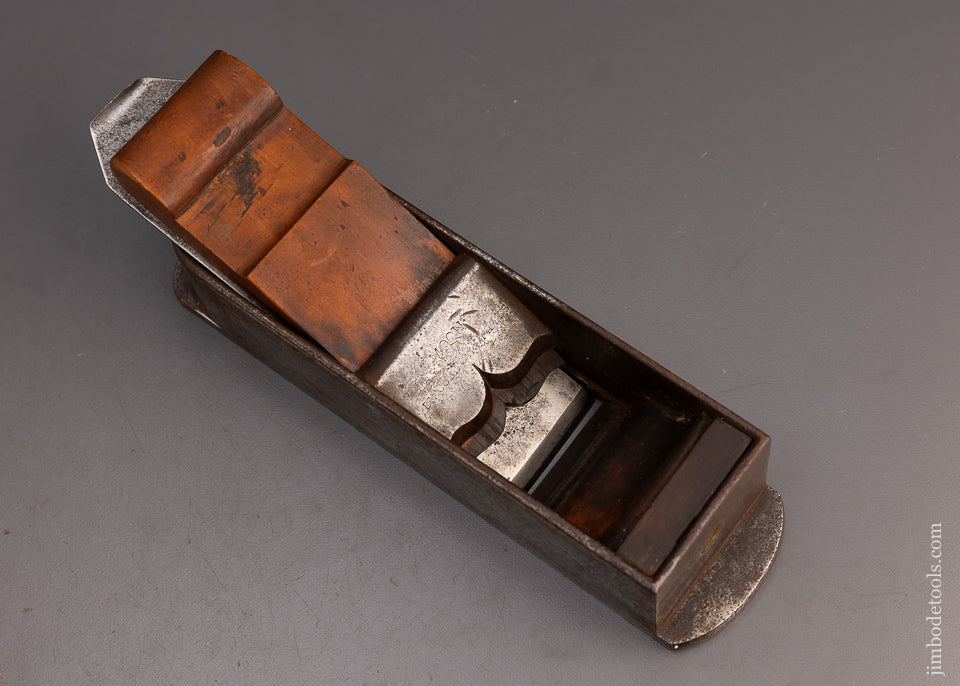 Rare & Fine MOON 4 LITTLE Qn. St. LINCOLN’S INN-FIELDS Dovetailed Infill Miter Plane with Boxwood Infill - EXCELSIOR 112616