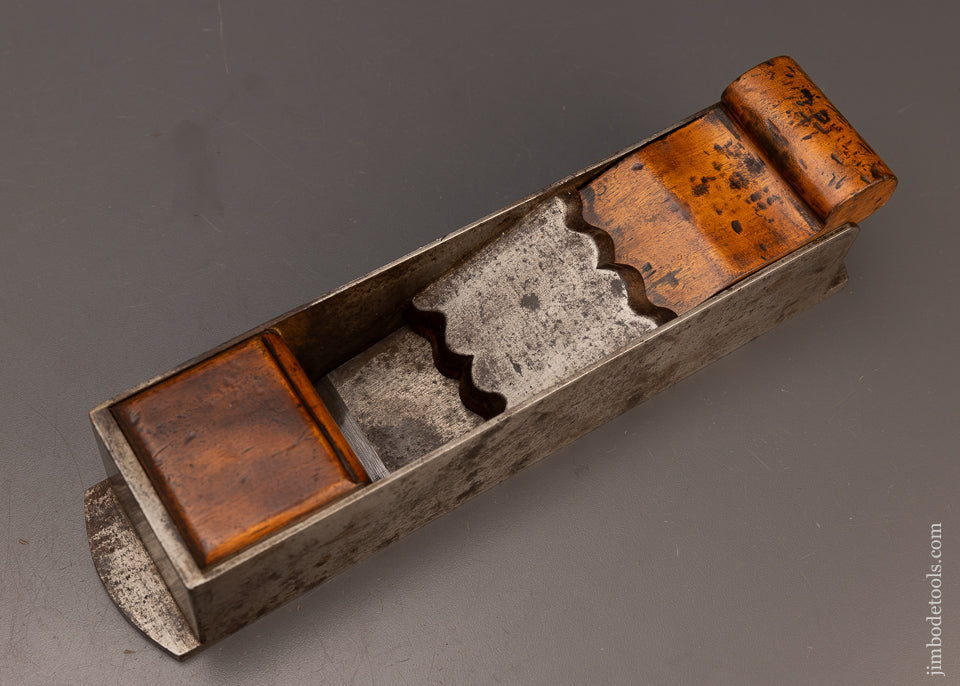 Stunning Massive 12 Inch Dovetailed Infill Miter Plane - EXCELSIOR 112628