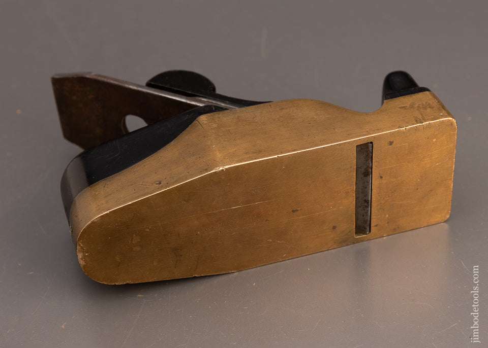 Beautiful HOLLAND Gunmetal Ebony Infill Smooth Plane - EXCELSIOR 113812