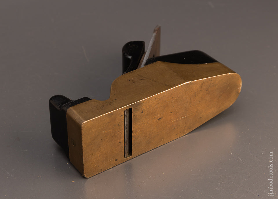 Beautiful HOLLAND Gunmetal Ebony Infill Smooth Plane - EXCELSIOR 113812