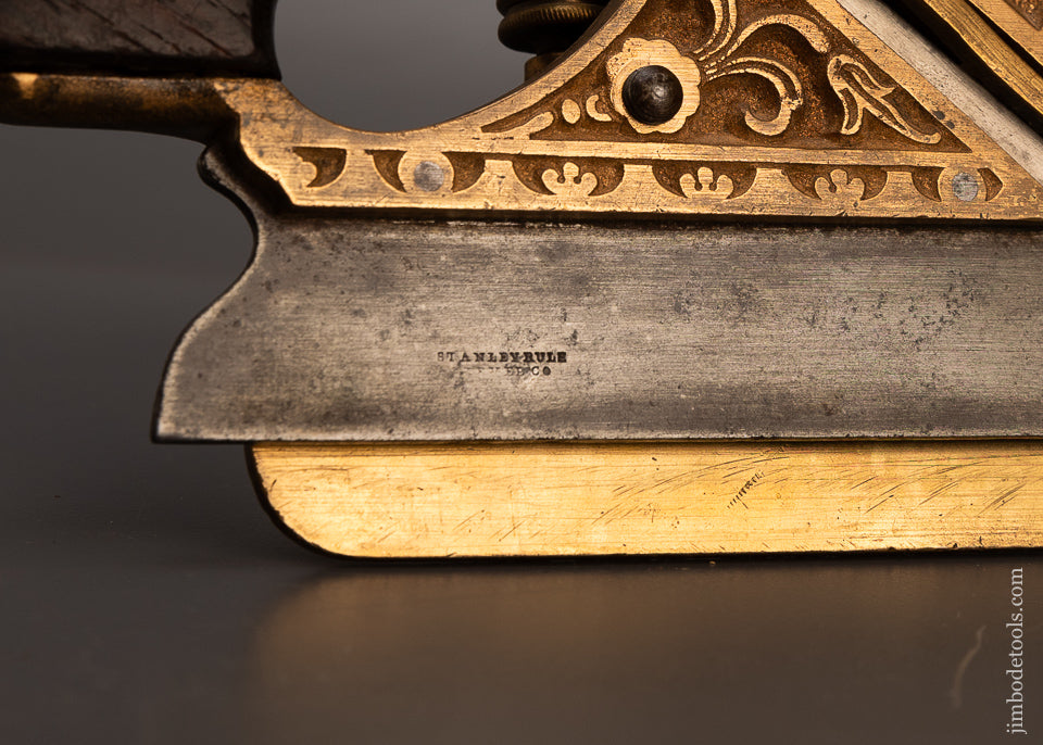 Rare & Fine STANLEY MILLERS FALLS PATENT No. 44 Gunmetal Plow Plane - EXCELSIOR 114924