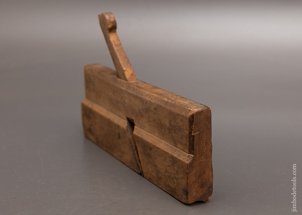 Rare O:SPICER 18th Century Yellow Birch Moulding Plane - EXCELSIOR 115100