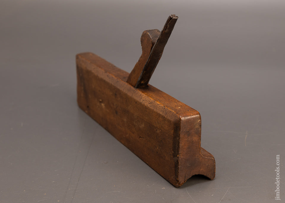 Fine F. NICHOLSON LIVING * IN WRENTHAM 10 Inch Yellow Birch Moulding Plane - EXCELSIOR 116068 - AS OF JUNE 17