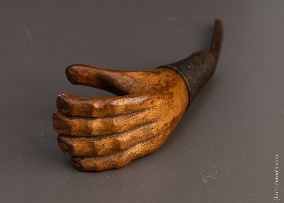 Wicked Smart “Hand” Carved Native American Crooked Knife - EXCELSIOR 116186