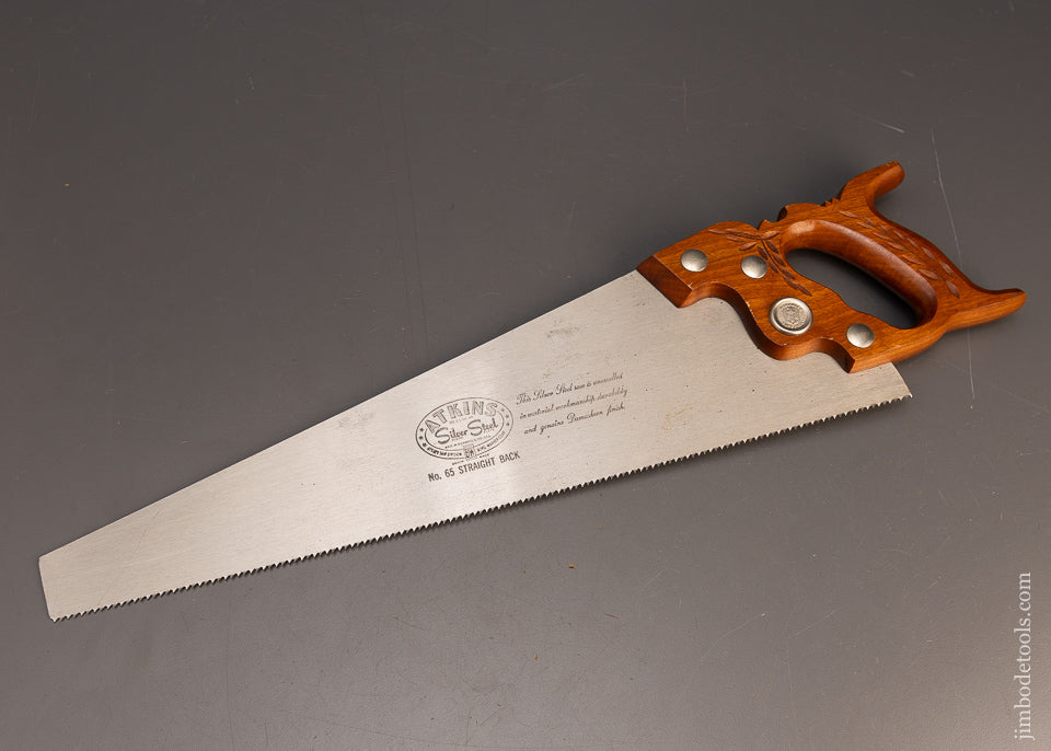 Dead Mint No. 65 ATKINS 16 Inch Hand Saw - EXCELSIOR 116647