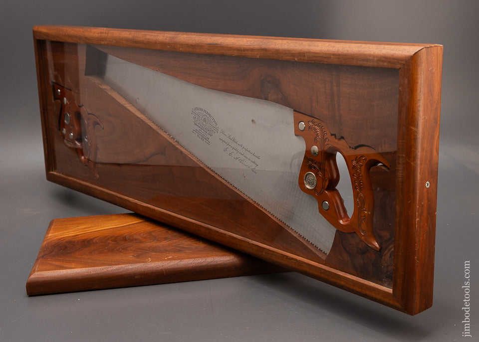 Dead Mint ATKINS Demonstrating Saw 100% Complete with Both Handles & Instructions - EXCELSIOR 116771 - AS OF JUNE 14