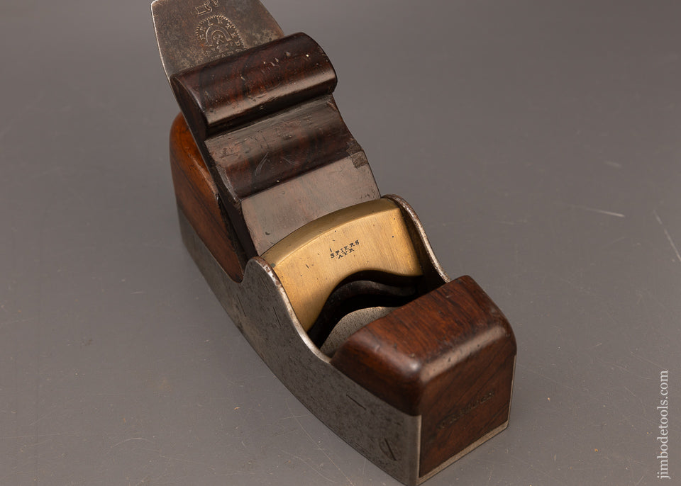 Early Screw Sided Bridge & Wedge SPIERS Dovetailed Rosewood Infill Smooth Plane - EXCELSIOR 116907 - AS OF JULY 12