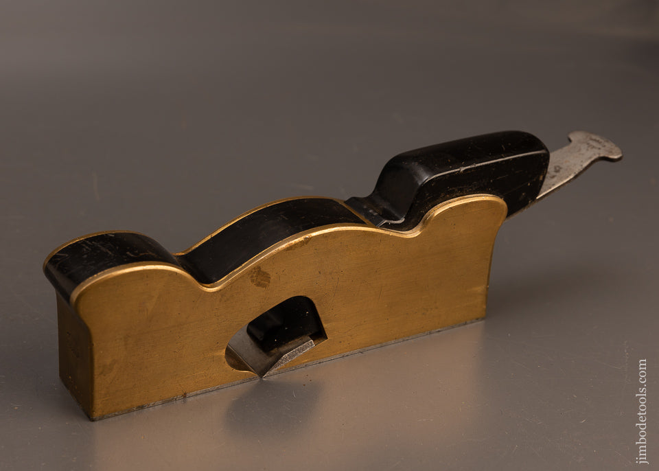 Spectacular-NORRIS-No.-20E-Gunmetal-&-Ebony-Infill-Shoulder-Plane-EXCELSIOR-117819