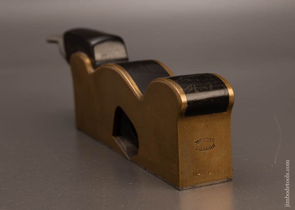 Spectacular-NORRIS-No.-20E-Gunmetal-&-Ebony-Infill-Shoulder-Plane-EXCELSIOR-117819