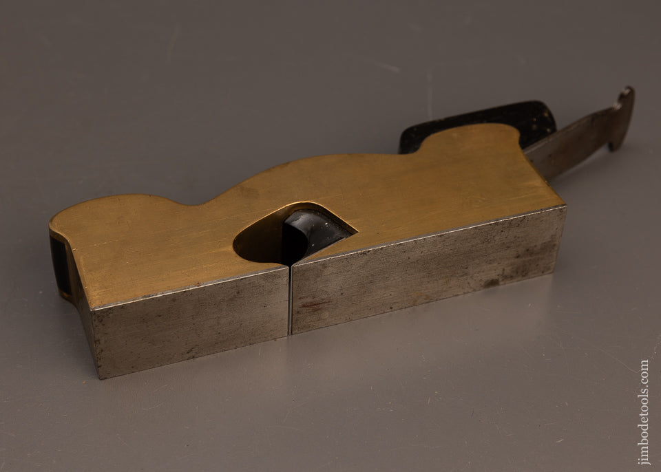 Spectacular-NORRIS-No.-20E-Gunmetal-&-Ebony-Infill-Shoulder-Plane-EXCELSIOR-117819