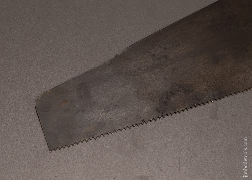 Uber-Rare-E.-&-L.-DAVENPORT-PHILADA-No.-8-STAR-Medallion-Hand-Saw-EXCELSIOR-117883