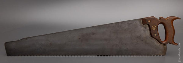 Rare CORNELIUS TENNY PATENT JAN. 1st 1884 Hand Saw - 100378 Rare CORNELIUS TENNY PATENT JAN. 1st 1884 Hand Saw - 100378