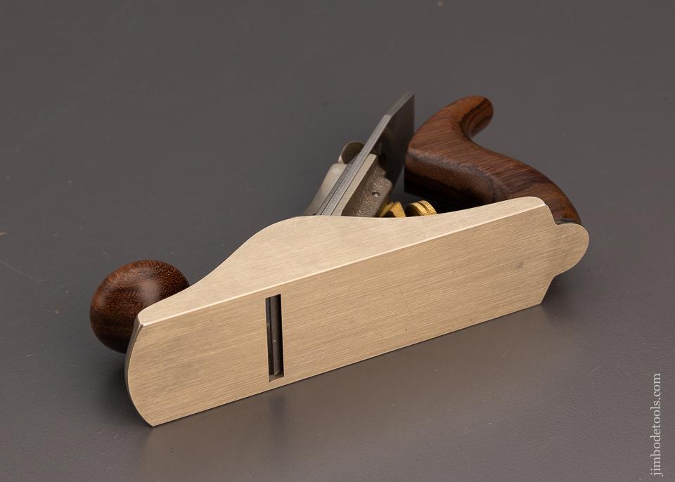 Dead Mint LIE NIELSEN N0. LN 2002 No. 1 Size Smooth Plane in White Bronze & Rosewood - 100648