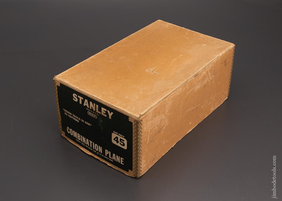 Mint Unused 100% Complete STANLEY No. 45 Combination Plow Plane in Box - 100741
