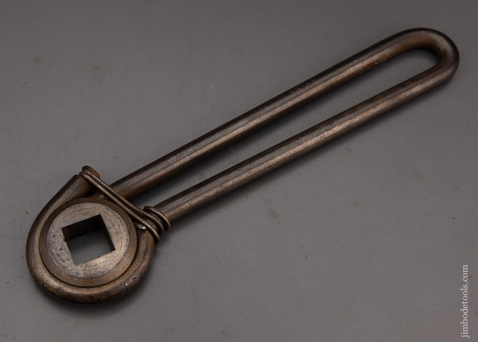 Rare WALDEN-WORCESTER Patented Ratcheting Buggy Wrench - 100843