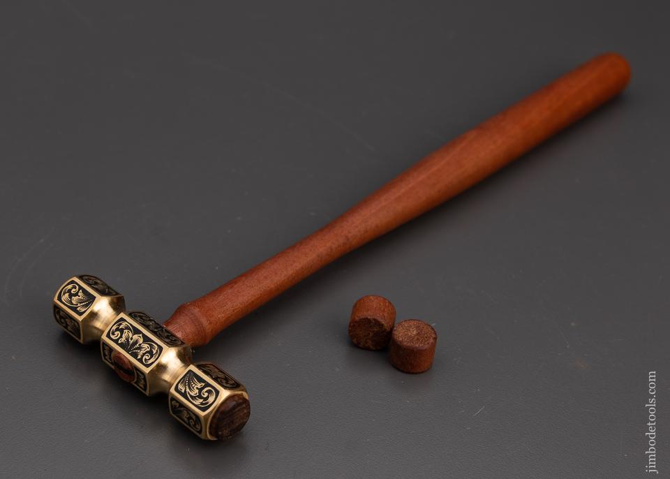 Drop Dead Stunning Deeply Engraved Plane Adjusting Hammer by MIKHAIL DAVYDOV - 100874