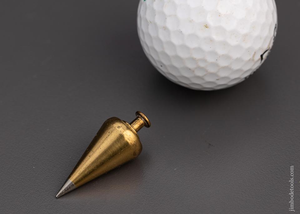 Tiny Elegant 3 Piece Brass Plumb Bob - EXCELSIOR 100876