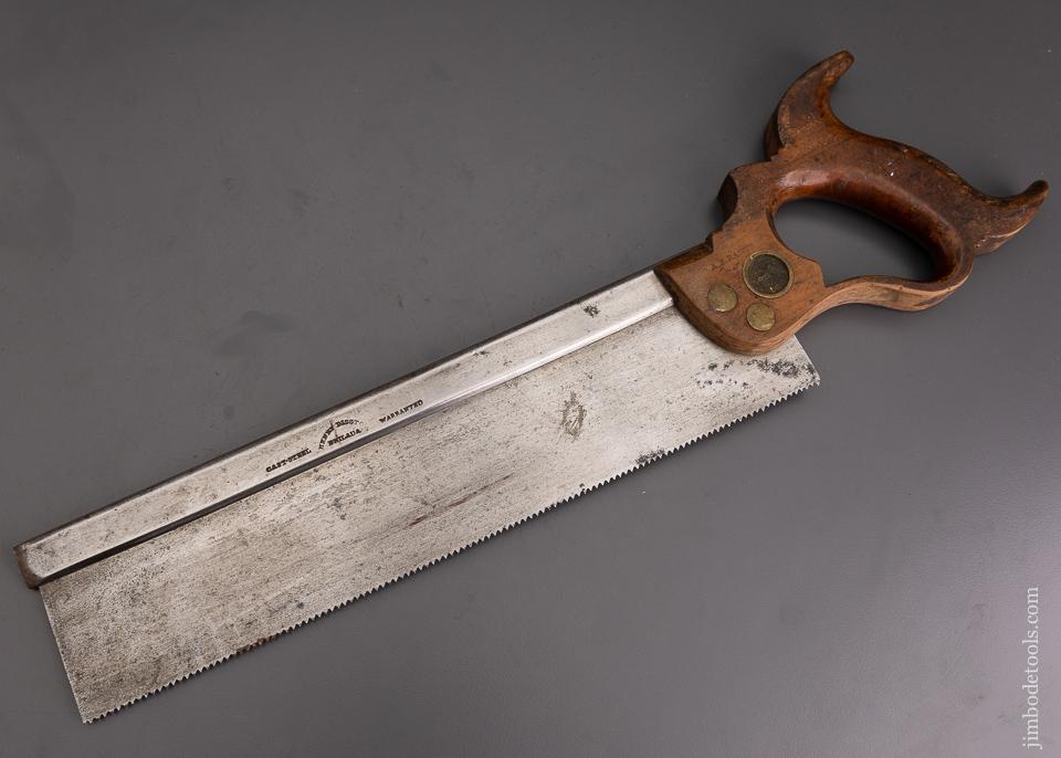 Early Pre-Civil War HENRY DISSTON Eagle Medallion Carcass Saw - 100982