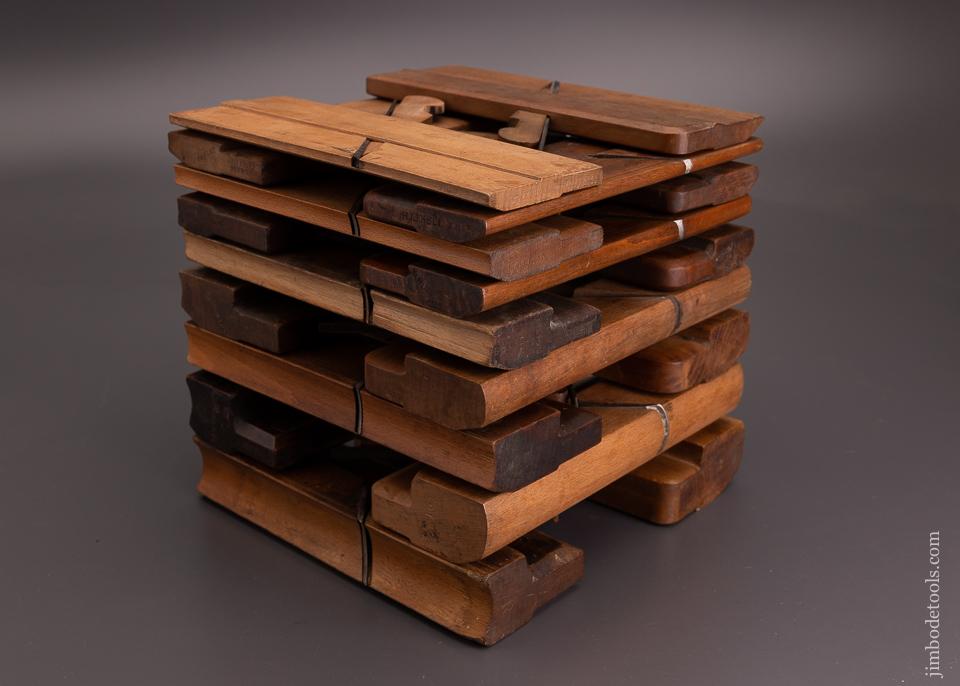 Complete Good User Set of 18 Hollows & Rounds Molding Planes - 100999