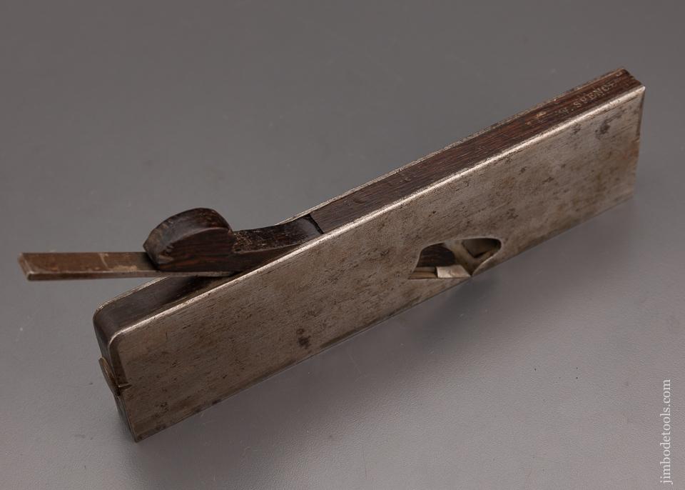 Rare ROB’T. TOWELL Rosewood Infill Dovetailed Rabbet Plane - 101005