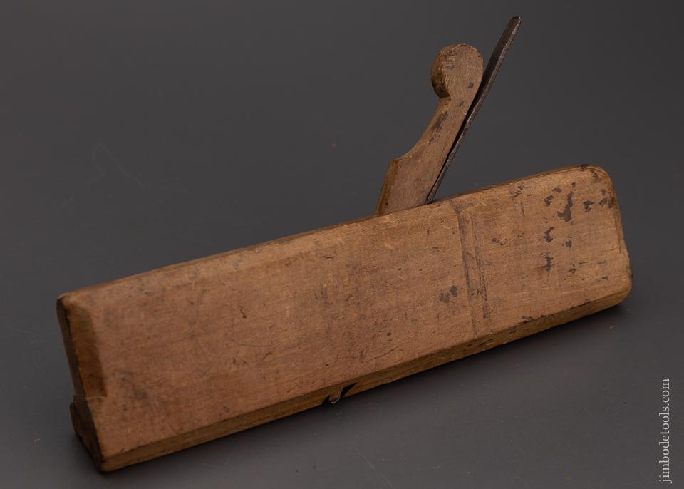RARE & Fine! 18th Century I. WALTON IN READING 1 3/4 inch Wide Yellow Birch Complex Molding Plane circa 1730-85 - 101011