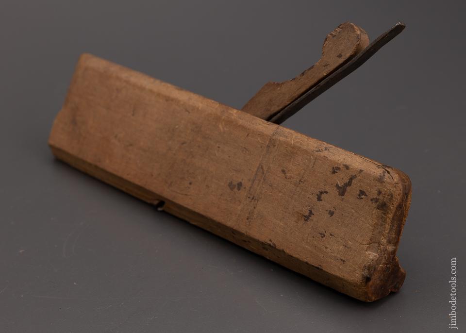 RARE & Fine! 18th Century I. WALTON IN READING 1 3/4 inch Wide Yellow Birch Complex Molding Plane circa 1730-85 - 101011