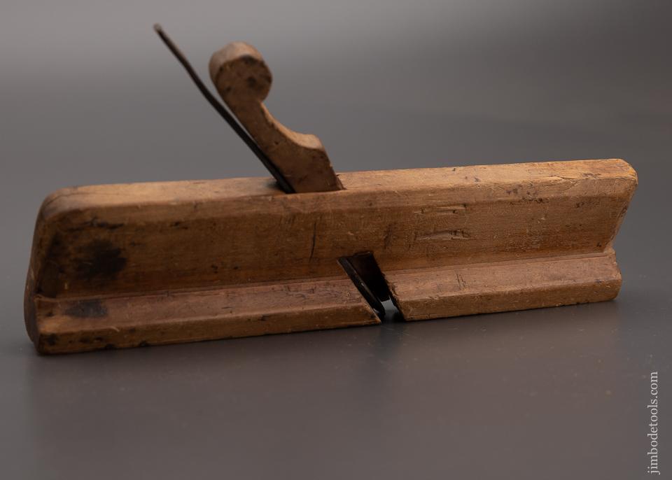 RARE & Fine! 18th Century I. WALTON IN READING 1 3/4 inch Wide Yellow Birch Complex Molding Plane circa 1730-85 - 101011