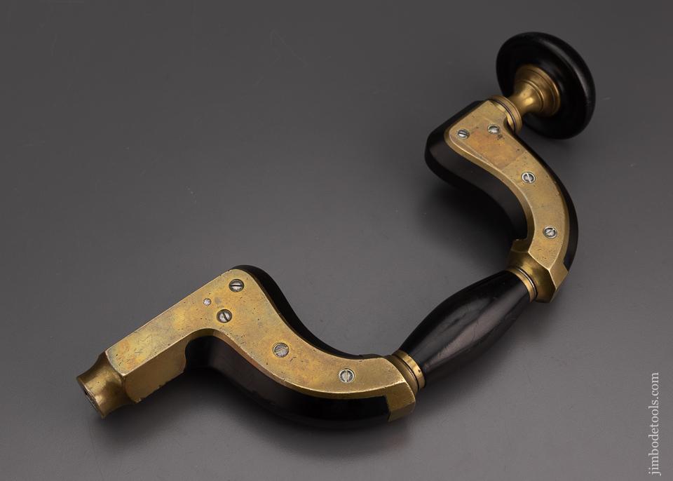 Crisp, Fine Brass & Ebony ULTIMATUM Brace by MARSDEN BROS. - 101377