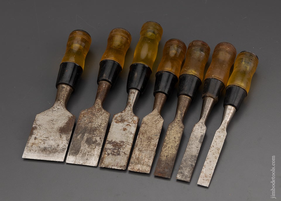 STANLEY No. 60 Chisels Graduated Set of 7 - 101594