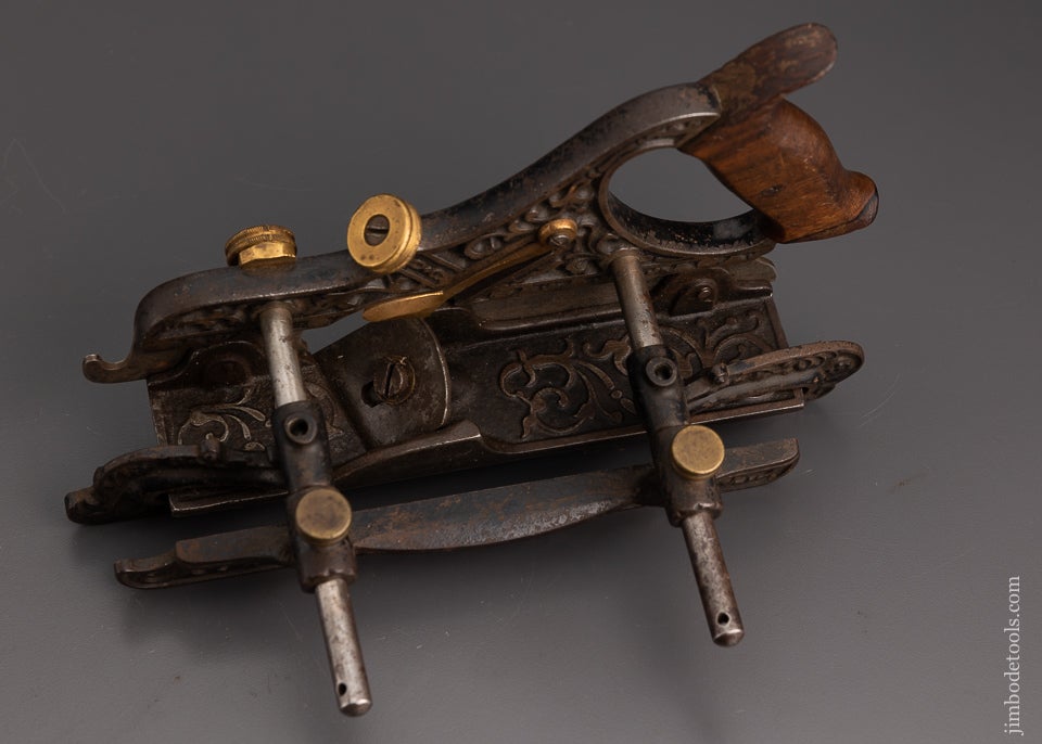 Gorgeous STANLEY MILLERS PATENT No. 41 Ornate Plow & Filletster Plane - 101626