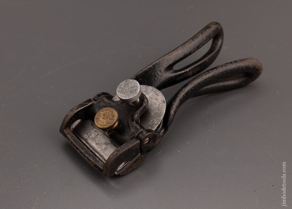 Rare! MAGNUSON Patent May 19, 1891 Folding Spoke Shave - 101636