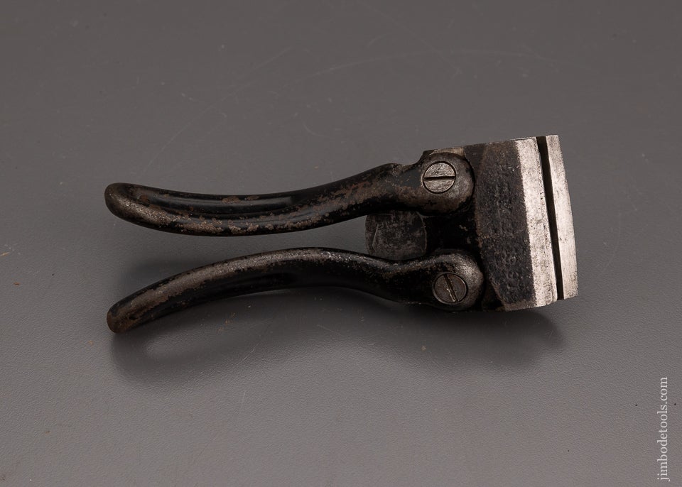 Rare! MAGNUSON Patent May 19, 1891 Folding Spoke Shave - 101636