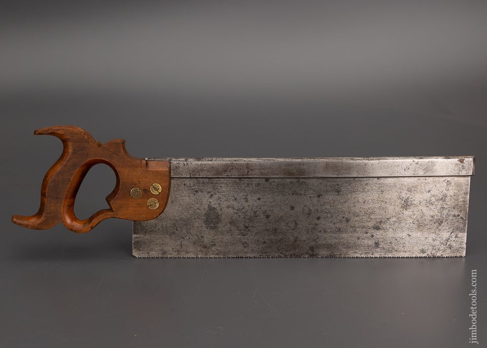 Early & Fine H. DISSTON (Pre-Son) EAGLE MEDALLION 14 Inch carcass Saw - 101644