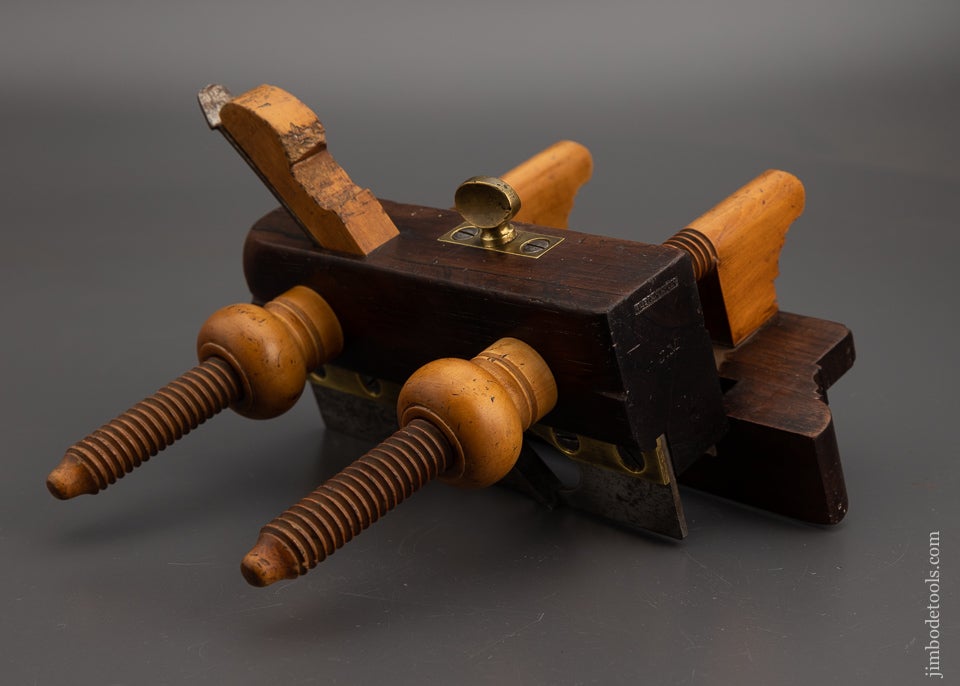 Striking Fine Solid Rosewood Plow Plane by J. DENISON - 101693
