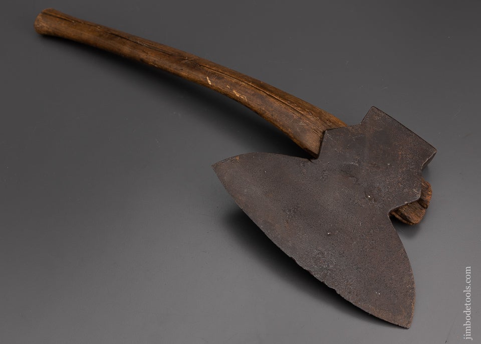 Killer Offset Single Bevel Broad Axe Hewing Axe WM. BEATTY & SON - 101751