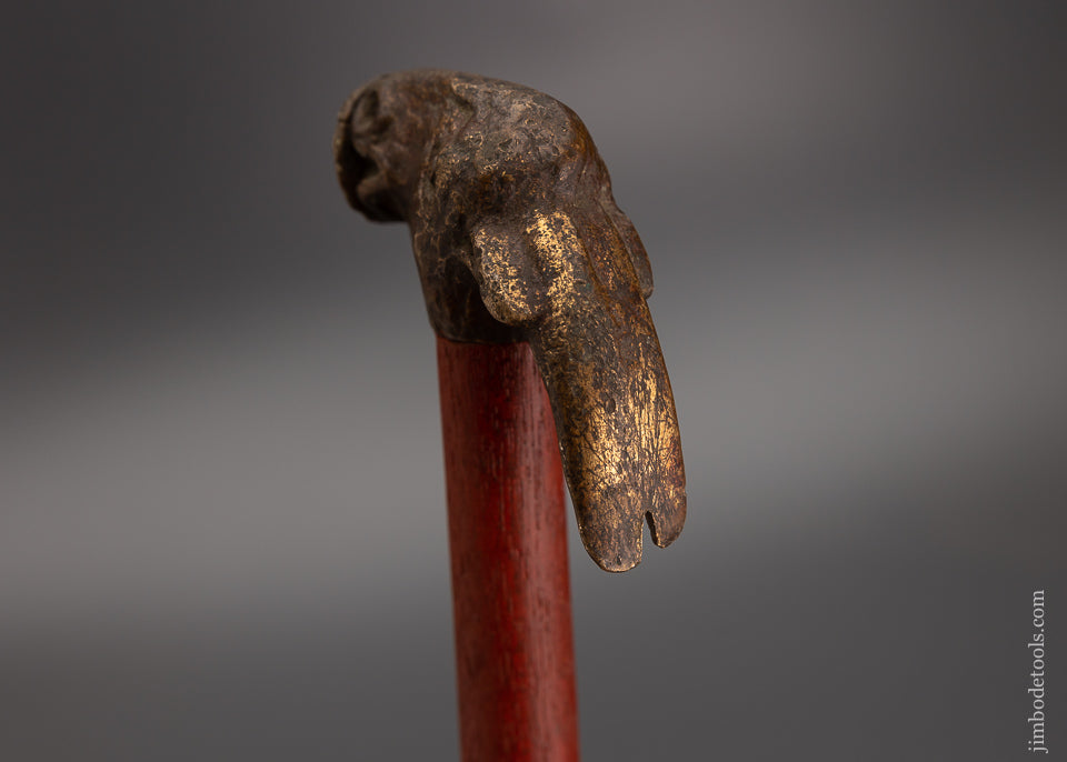 Rare MITTELDORFER STRAUS PATENT Goat Head Hammer - 101809