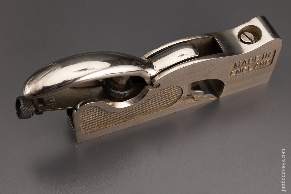 Astonishing Nickel Plated RECORD No. 073 Shoulder Plane Near Mint - 101914