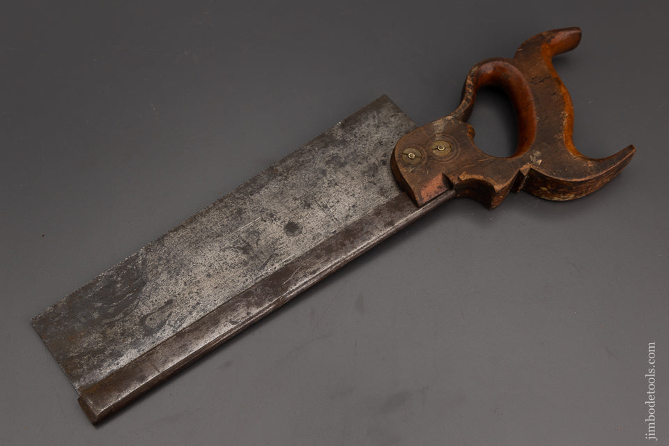 Early & Fine DISSTON (Pre-Son) Dovetail Saw with Eagle Medallion - 102054
