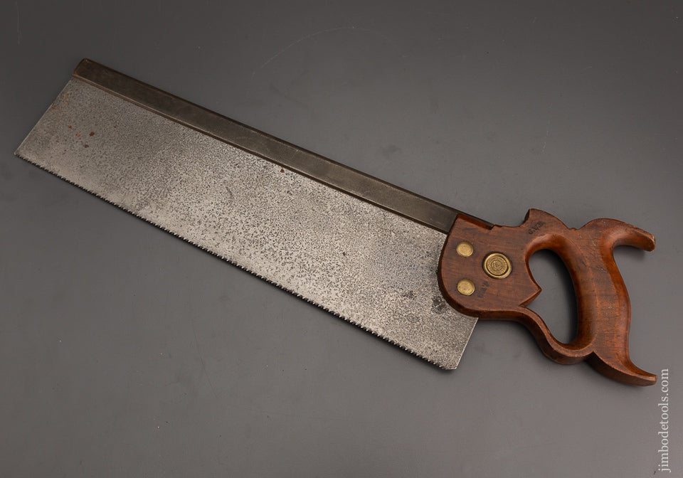 Early DISSTON No. 4 Tenon Saw - 102056
