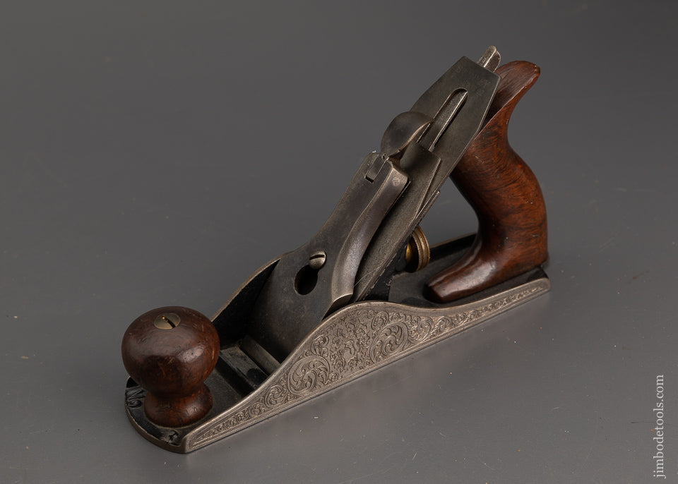 Amazing Lavishly Engraved STANLEY No. 3 Smooth Plane - 102255
